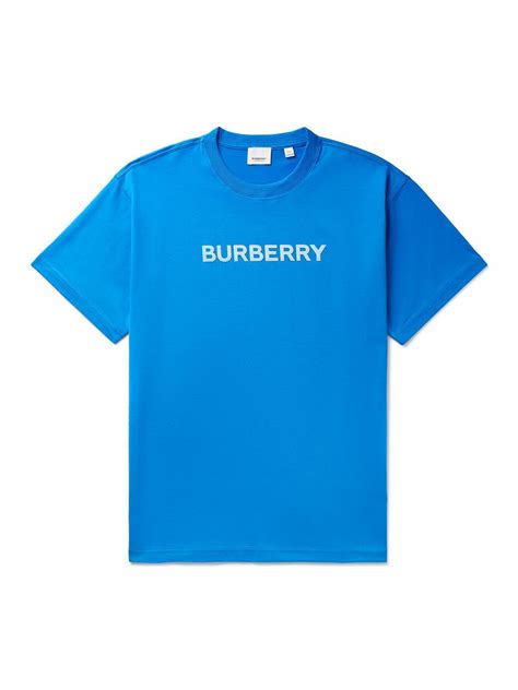 burberry logo print jersey t shirt|burberry print t shirt.